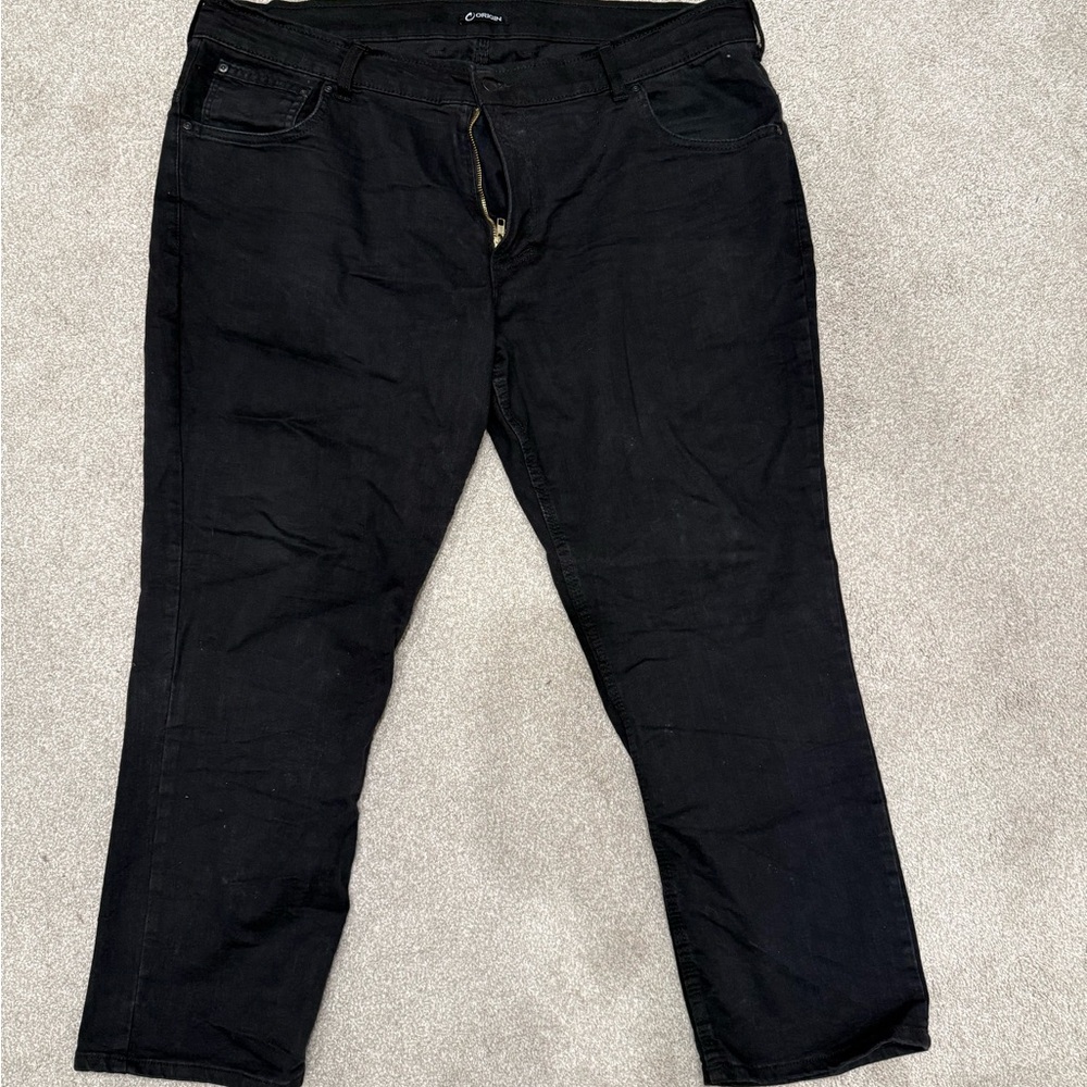 Origin Delta Relaxed Fit Men's Black Jeans 40x28